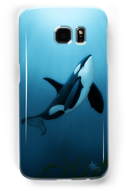 "the Dreamer" ~ Orca • Killer Whale - Society6 The Dreamer ~ Orca ~ Killer Whale Iphone (500x700), Png Download