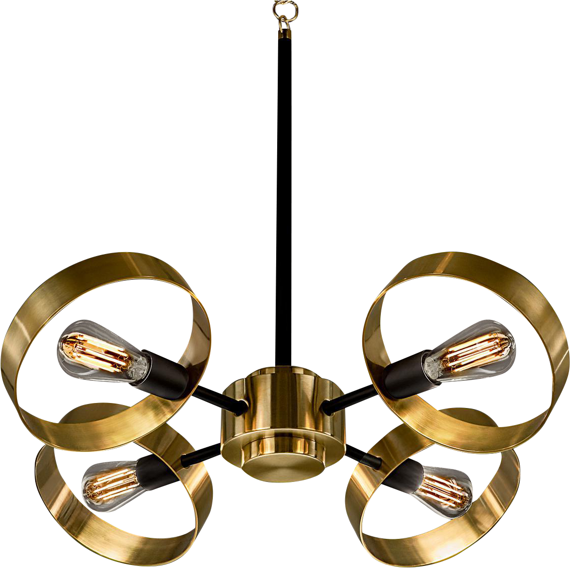 Gustavian - Halo Lighting - Chandelier (1258x1253), Png Download