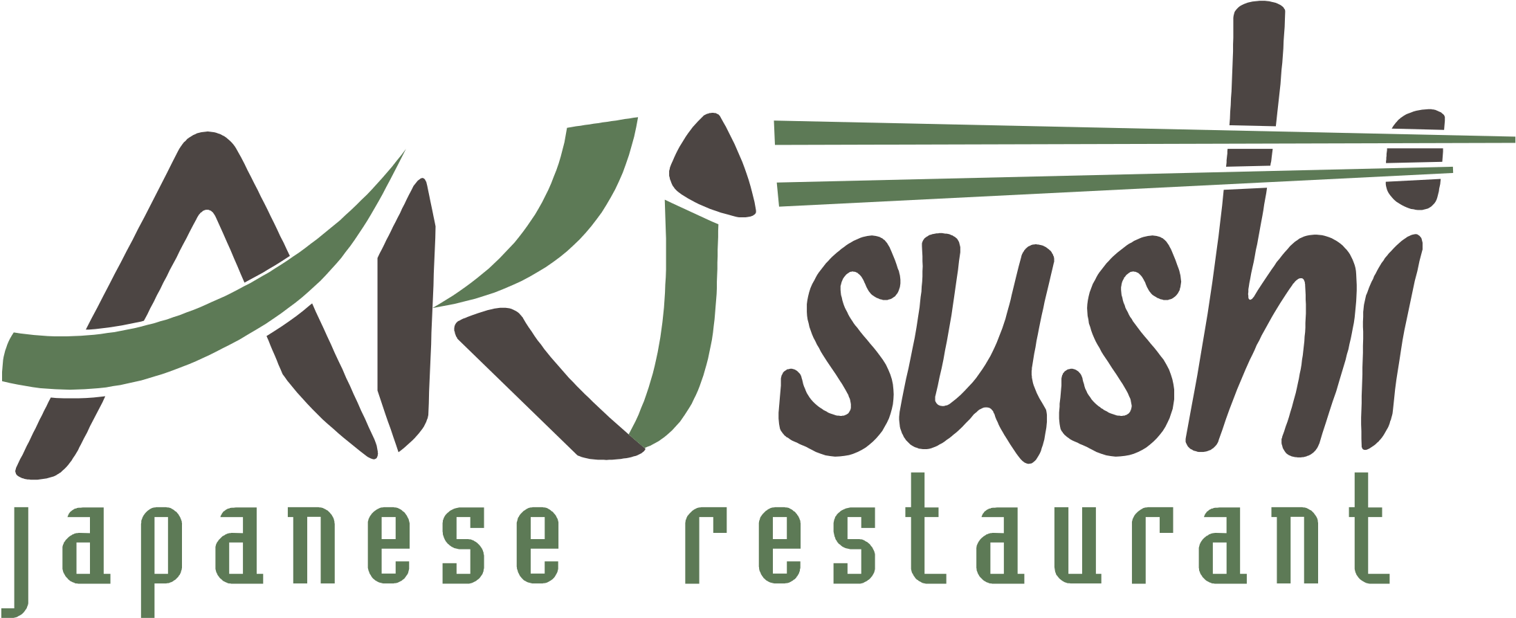 Aki Sushi Logo Png Transparent - Aki Sushi (2400x2400), Png Download