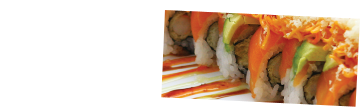 Specialty Sushi Rolls - California Roll (850x229), Png Download