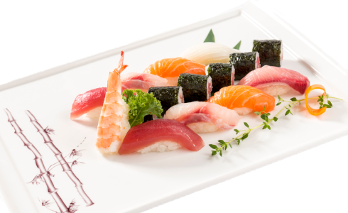 Sushi Combo - Sushi (490x300), Png Download