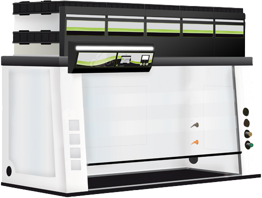 Green Fume Hood - Fume Hood (624x636), Png Download