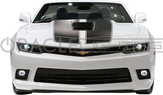 2015 Camaro Halo Fog Lights (560x372), Png Download