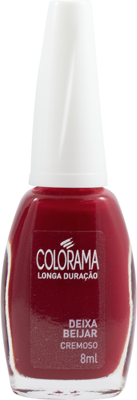 A Esmalte Colorama Cremoso Deixa Beijar 8ml - Nail Polish (1000x1000), Png Download