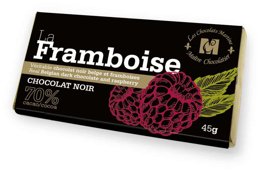 Frambroise - Chocolats Martine - Raspberry (900x592), Png Download