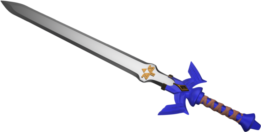 Image - Link's Master Sword Transparent (894x894), Png Download