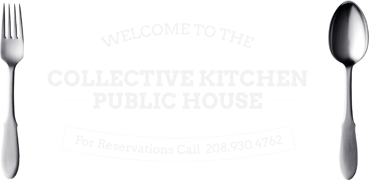 Collective Kitchen Public House - Fork And Spoon (1366x638), Png Download