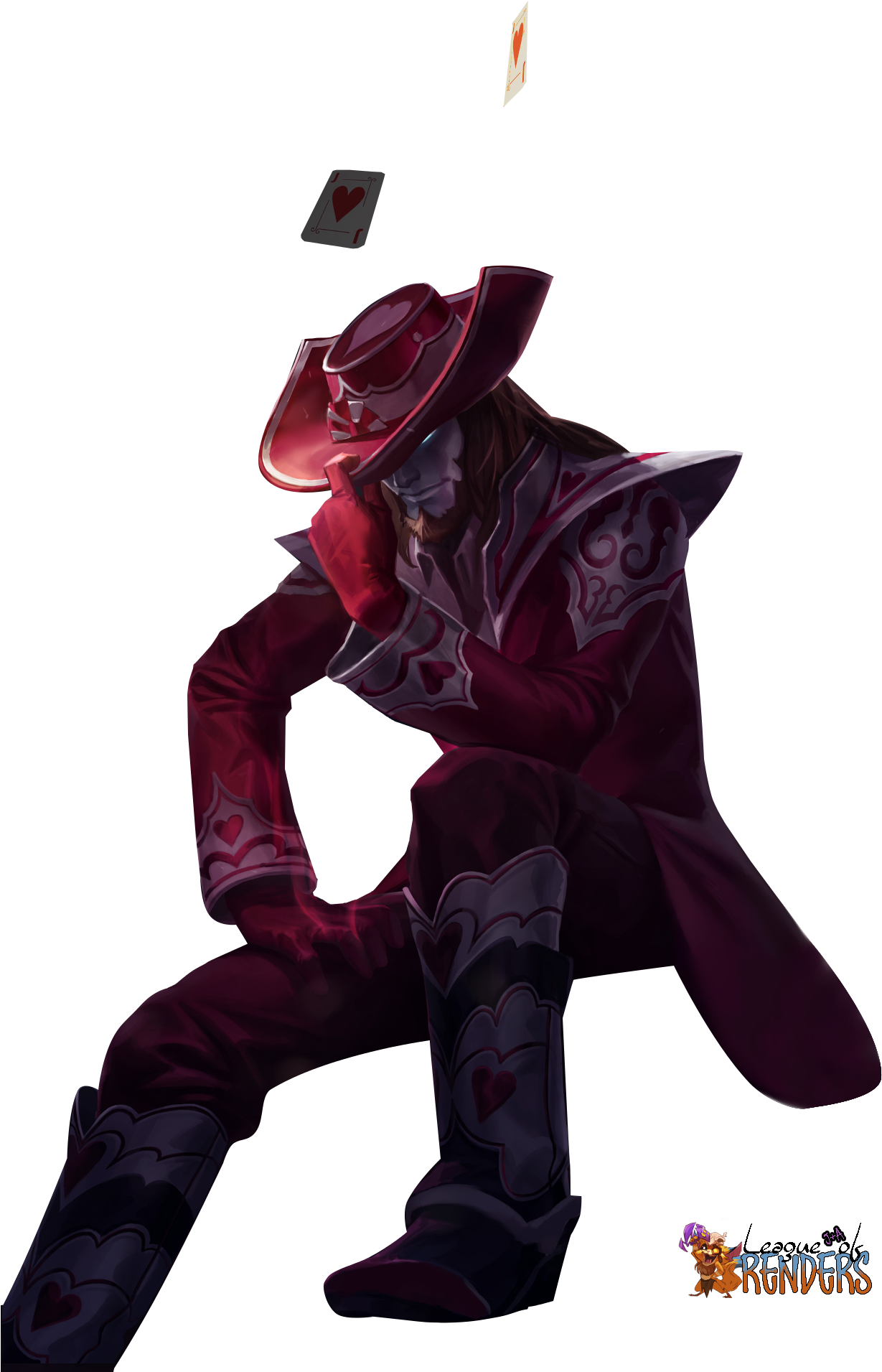Twisted Fate Transparent Png - League Of Legends Twisted Fate Png (1329x2000), Png Download