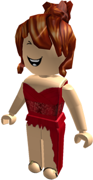 Download Red Dress Girl Roblox Red Dress Girl Png Image With No
