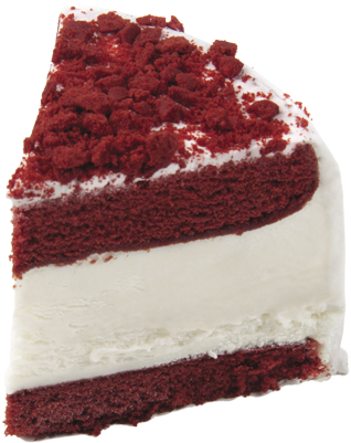 Red Velvet Cake With Tcby White Chocolate Mousse Frozen - Mousse (420x400), Png Download