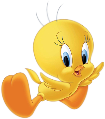 Gifs Piu Piu - Looney Tunes Tweety 3d (403x439), Png Download