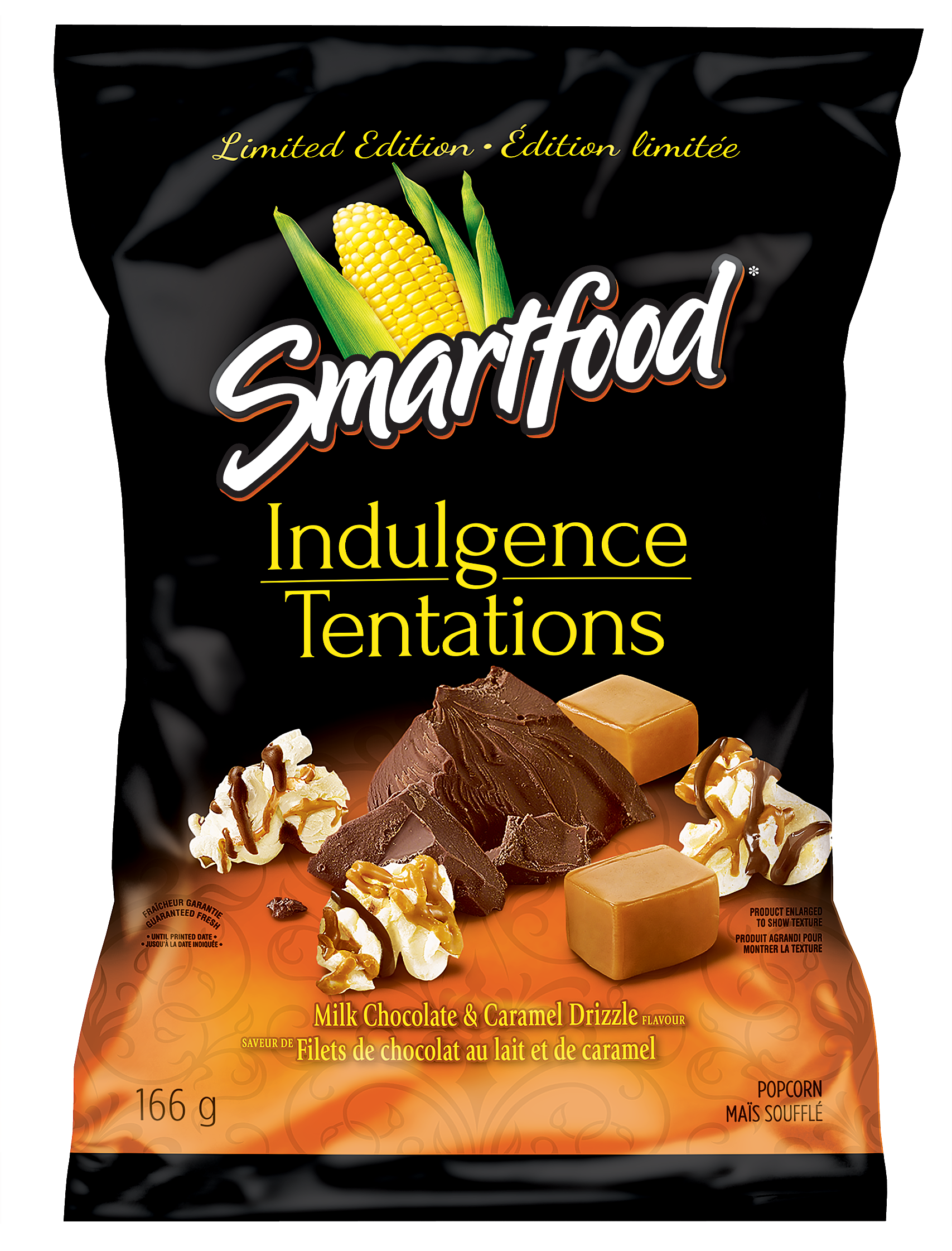 Smartfood® Indulgence Milk Chocolate & Caramel Drizzle - Smart Food (1706x2258), Png Download