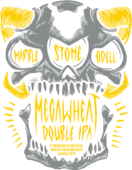 Marble / Odell / Stone Megawheat - Stone Megawheat Double Ipa (600x600), Png Download