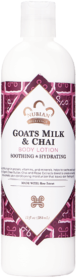 Goat's Milk & Chai Body Lotion - Nubian Heritage Goat's Milk & Chai Body Lotion (750x561), Png Download