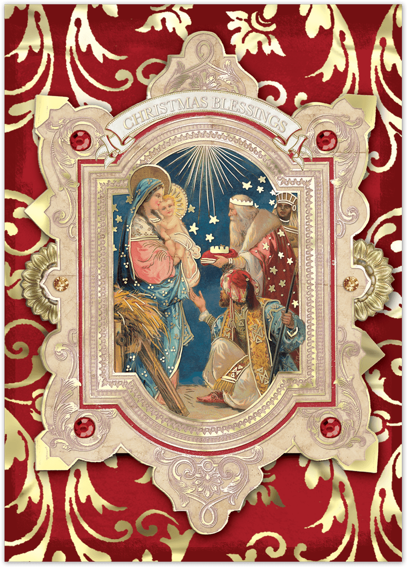 Wise Men Boxed Holiday Cards - Illustration (1200x1200), Png Download