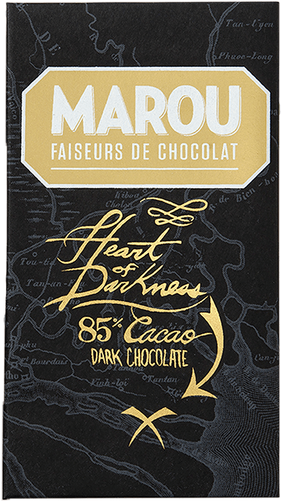 Heart Of Darkness - Marou Chocolat (972x1200), Png Download