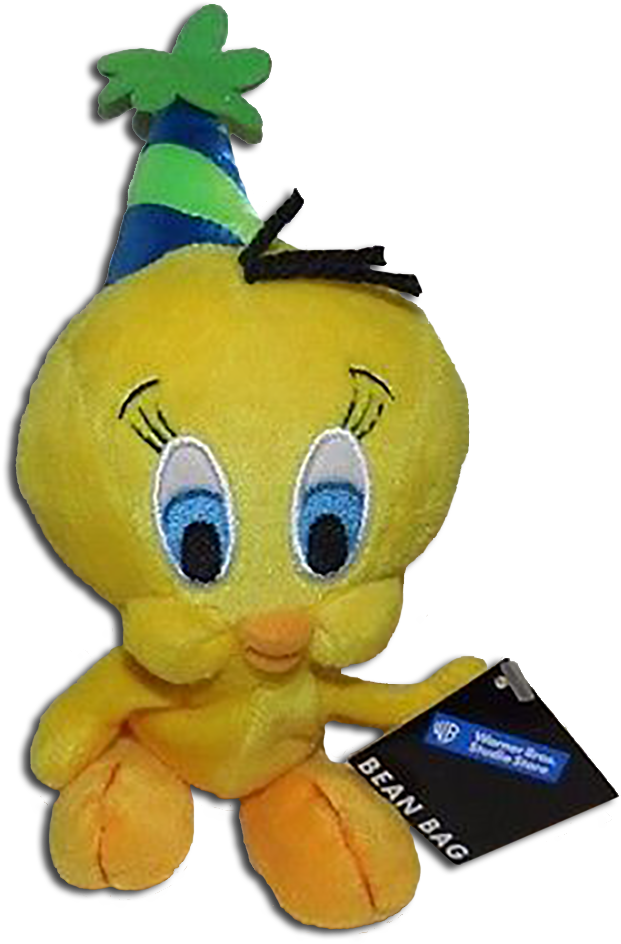 Warner Brothers Studio Store Bean Bag Happy Birthday - Tweety (666x960), Png Download