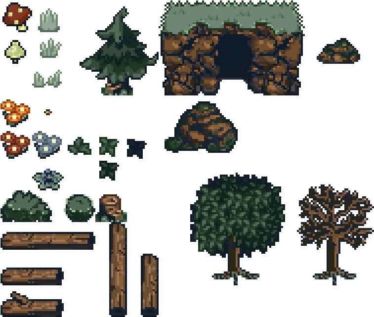 Forest (768x640), Png Download