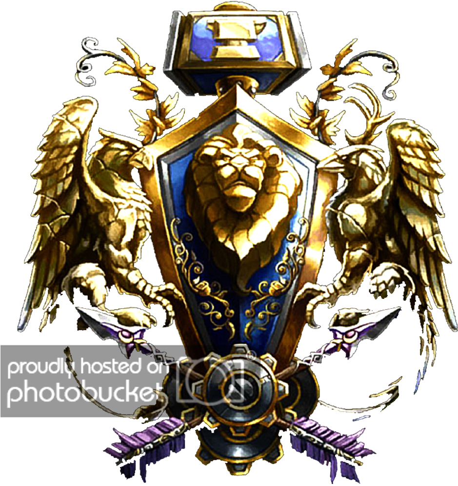 World Of Warcraft Alliance Logo (968x1024), Png Download