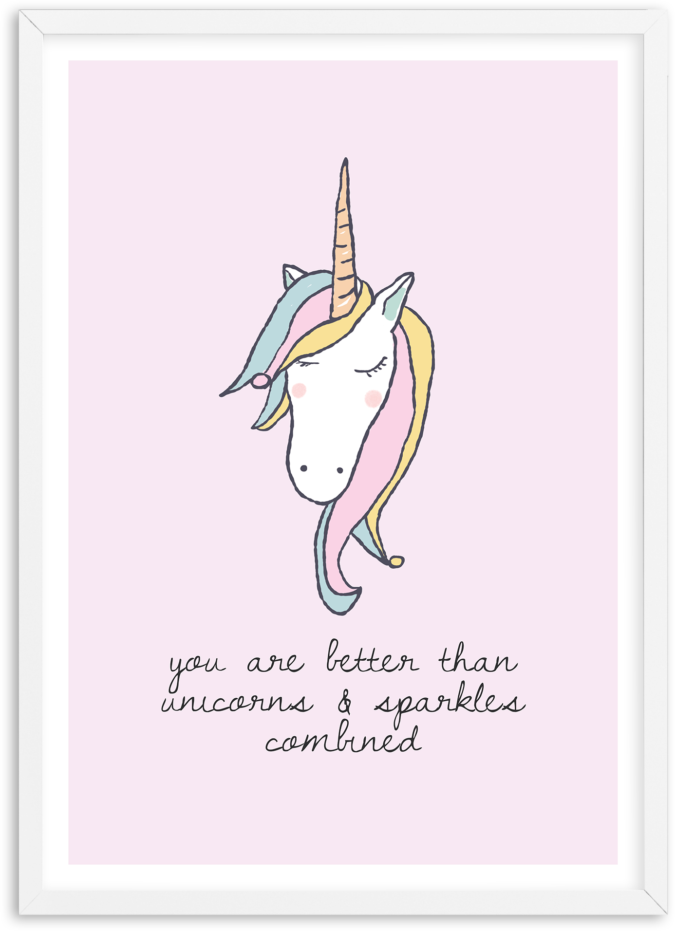 Sparkles & Unicorns Sparkles & Unicorns Sparkles & - Room (1874x2336), Png Download