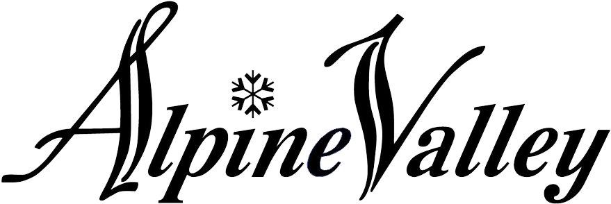 Resort Logo - Alpine Valley Ski Resort Logo (900x326), Png Download