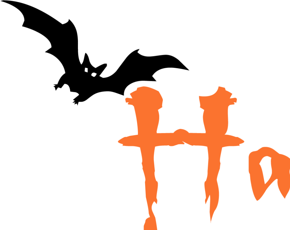 Happy Halloween Text Image - Happy Halloween Pillow Case (1024x795), Png Download