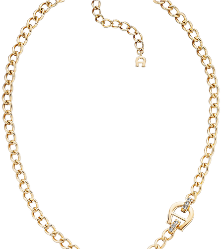 Aigner Classics Short Necklace Gold - Erica Lyons Jewellery (500x500), Png Download