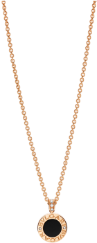 Bvlgari Bvlgari 18 Kt Rose Gold Chain And 18 Kt Rose - Bvlgari Necklace (505x394), Png Download