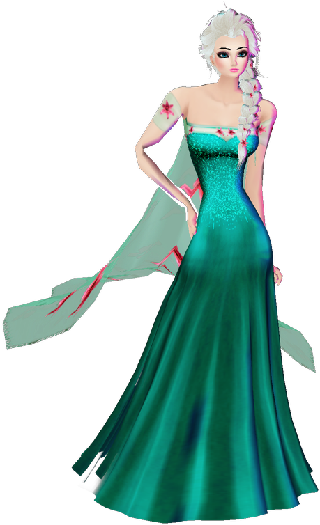 Elsa Png Picture - Frozen Fever Elsa Png (741x1024), Png Download
