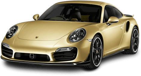 Gold Porche - Porsche (500x294), Png Download