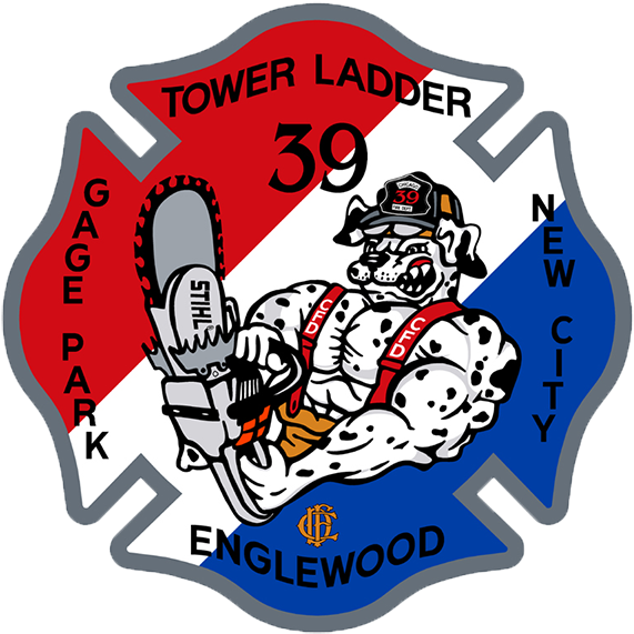 Chicago Fire Dept - Fire Department Love Svg (600x597), Png Download