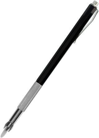 Universal Felt Pen With 10 Felt Tips - Stylo Mont Blanc Meisterstuck (375x466), Png Download