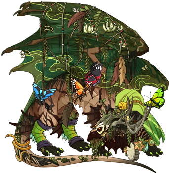 Sycamore Was Hatched On Earth Day, And Will Be Getting - Green Dragon Familiar (350x350), Png Download