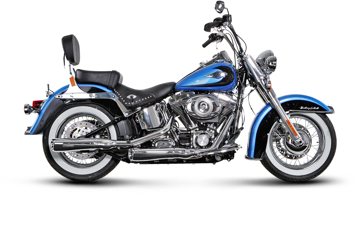 Akrapovic Exhaust Harley Davidson Softail Fxstc Custom - Akrapovič S-hdstso2-hc (1600x1200), Png Download