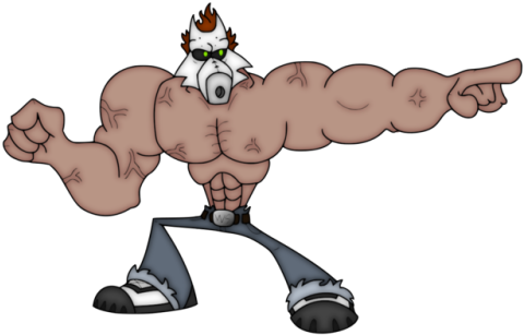 “ I'm Gonna Rip Ya To Shreds Ya Punk @wulfsenn - Cartoon (500x334), Png Download