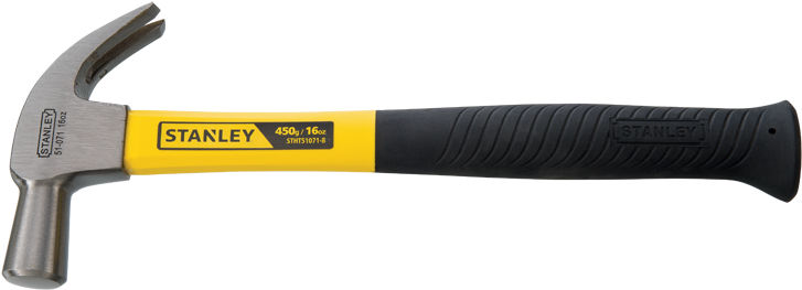Zoom - Claw Hammer Stanley (800x355), Png Download