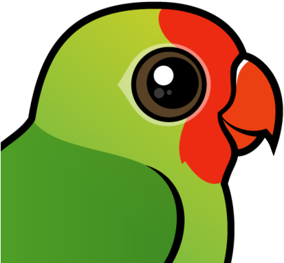 About The Red-headed Lovebird - Lovebird (440x440), Png Download