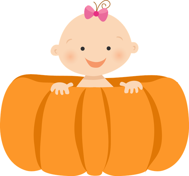 18awesome Pumpkin Images Clip Art - Pumpkin Baby Clip Art (650x605), Png Download