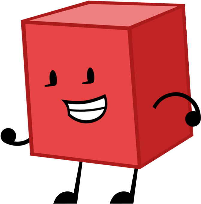 Download Blocky Pose - Bfdi Character PNG Image with No Background ...