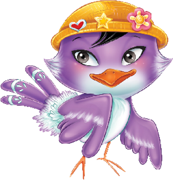 Love Bird Cartoon (600x600), Png Download