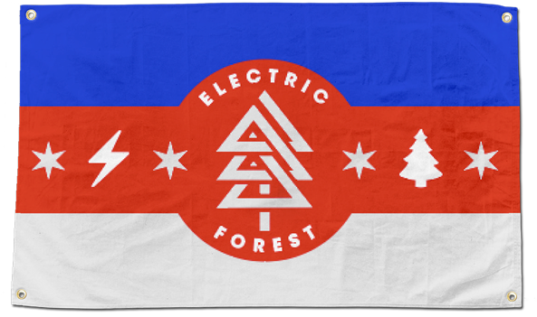 Camp Flag - Red/white/blue - Flag (600x600), Png Download