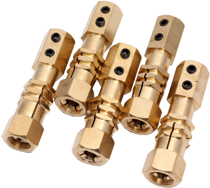 Stud Welding Torch/ Welding Gun Tip Head - Brass (531x404), Png Download