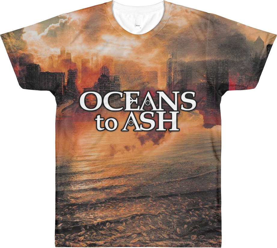 Oceans To Ash - Active Shirt (922x826), Png Download