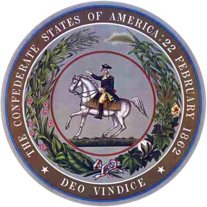 Robert E - Confederate States Of America Coat Of Arms (412x412), Png Download