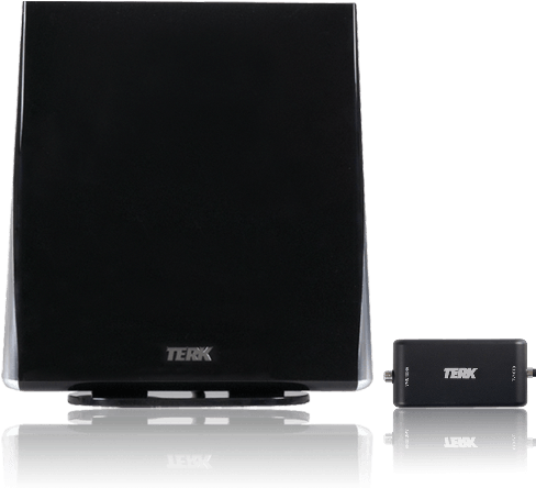 Terk Omni-directional, Amplified Digital Flat Indoor - Terk Fdtv2 Omni Directional Passive Flat Digital Hdtv (500x500), Png Download
