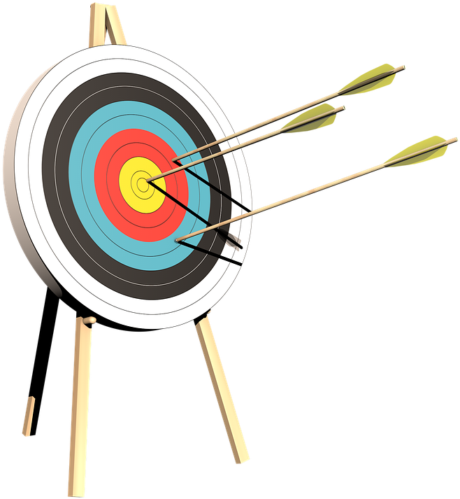 Archery Png - Zielscheibe Pfeil Und Bogen (720x720), Png Download