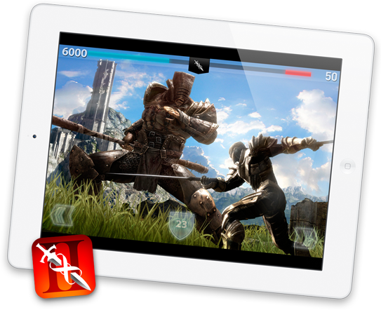 Infinity Blade On Ipad - Infinity Blade 2 (543x442), Png Download