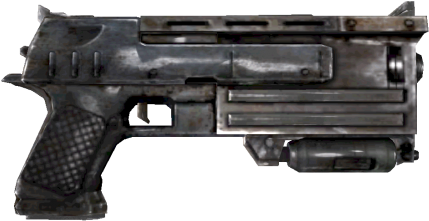 The N99 10mm Pistol - Fallout 3 Pistol (500x246), Png Download