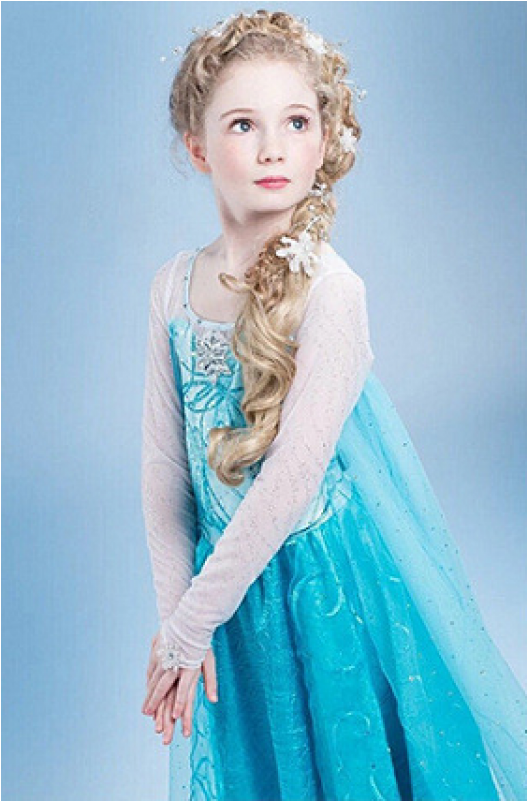 Fotos De Vestido Infantil Elsa Frozen - Robe Reine Des Neiges (800x800), Png Download