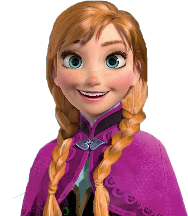 Disney- Frozen Portugal E Brasil - Anna Frozen (696x744), Png Download